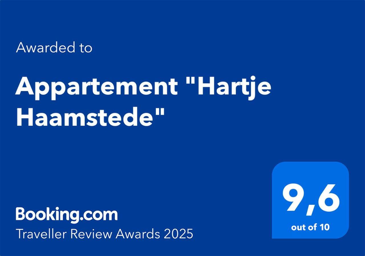 Appartement "Hartje Haamstede" 巴勒哈姆斯泰德 外观 照片